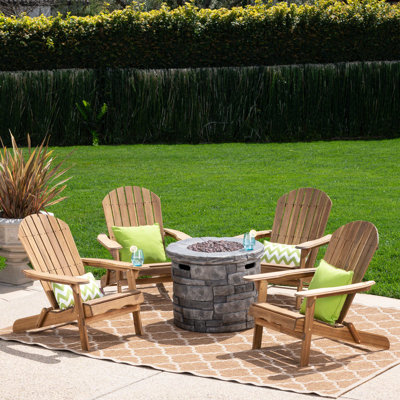 Nash 5 Piece Multiple Chairs Seating Group by Winston Porter