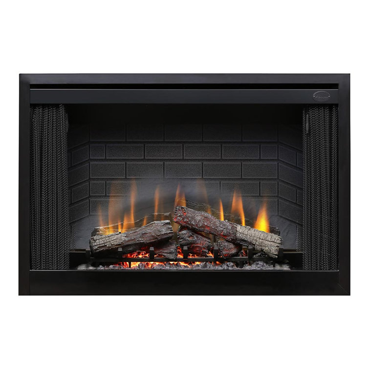 Dimplex 45-In Built-in Electric Fireplace with Log Set and Ember Bed - Realistic  fire - 800 SQ. FT. u0026 Reviews | Wayfair