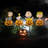 Peanuts 26in Peanuts PreLit PVC Pathway Markers 4 count Great Pumpkin Gang