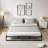 Hayli Low Profile Bed Frame, Heavy Duty Low Bed Frame Metal, Mattress Foundation with Steel Slat Support, No Box Spring Needed, Easy Assembly-1379862399-1379862398-1356960164