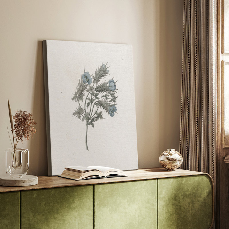 Imprimé floral rétro CCXI - galerie sur mesure Cavas, H 48 po x l 32 po