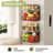Covered Refrigerator Magnetic Storage Rack