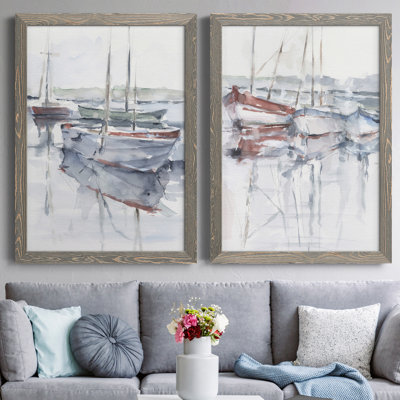 " Harbor Study I " 2 - Pieces