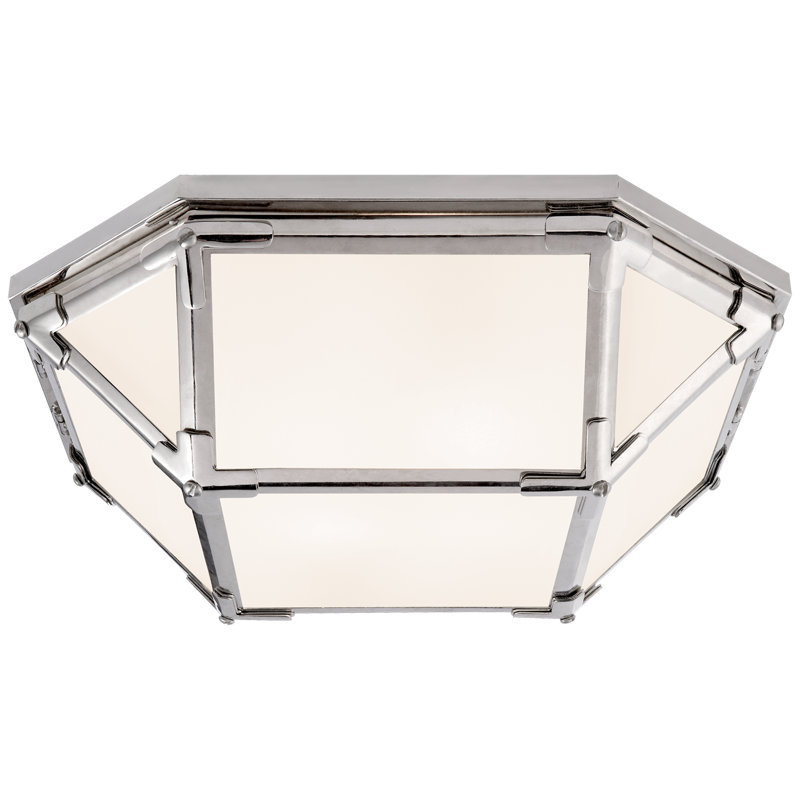 Suzanne Kasler Morris Flush Mount, Polished Nickel