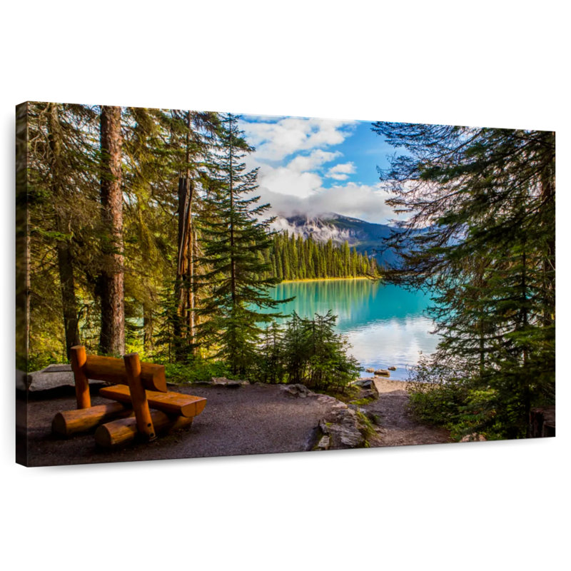 Paysage du lac Alvord Louise, H 34 po x l 51 po