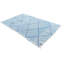Tapis bleu 5 x 8 Parra