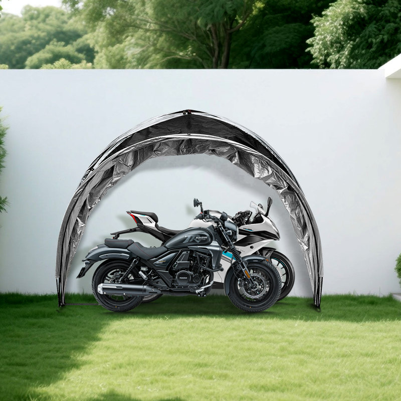Tente de rangement murale pour vélo, Noir