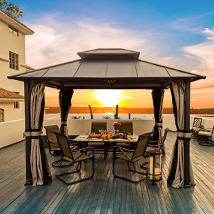 12 Ft. x 14 Ft. Metal Grill Gazebo
