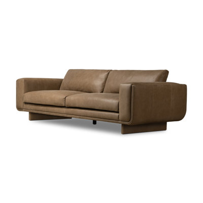 Latocha 96" Leather Sofa