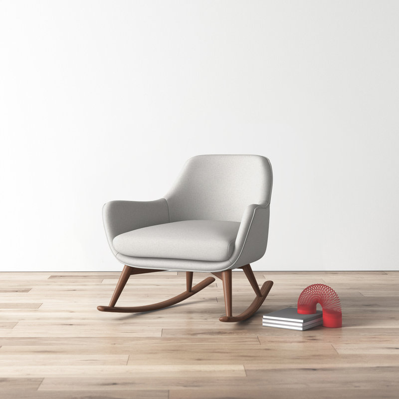 Tye Rocking Chair, Light Gray