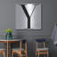 Art mural en métal «Y Is For You On White» par Mercedes Lopez-106420310