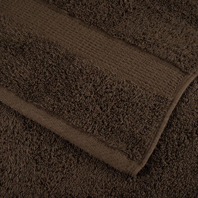 Premium Guest Towels SOLUND 4 Pcs 30X50 Cm 600 Gsm, Brown