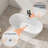 59" X 29.5" Modern Freestanding Acrylic Bathtub White Soaking Tubs Freestanding Bathtub With Drain