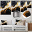 Or et marbre noir Essence I - décoration murale en marbre-520911715