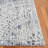 Ebony Hand Tufted Wool Cotton with Latex Floral Rug in Gray/Ivory-1851352994