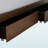 Aura Queen Platform Bed, Built-In Shelves, Modern Rustic, Brown 13.76'' H X 64.81'' W X 89.62'' L-1815184795