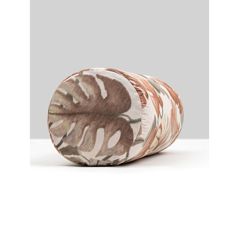 PROVENCE PILLOW, Terra Cotta Rainforest Warp Print
