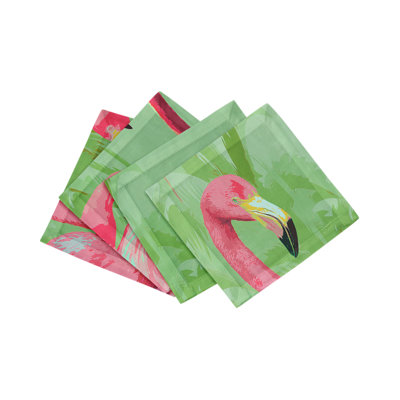 Serviettes de table en satin de coton Palm Springs