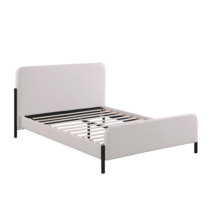 Bed, Kingsize (5'), Ivory