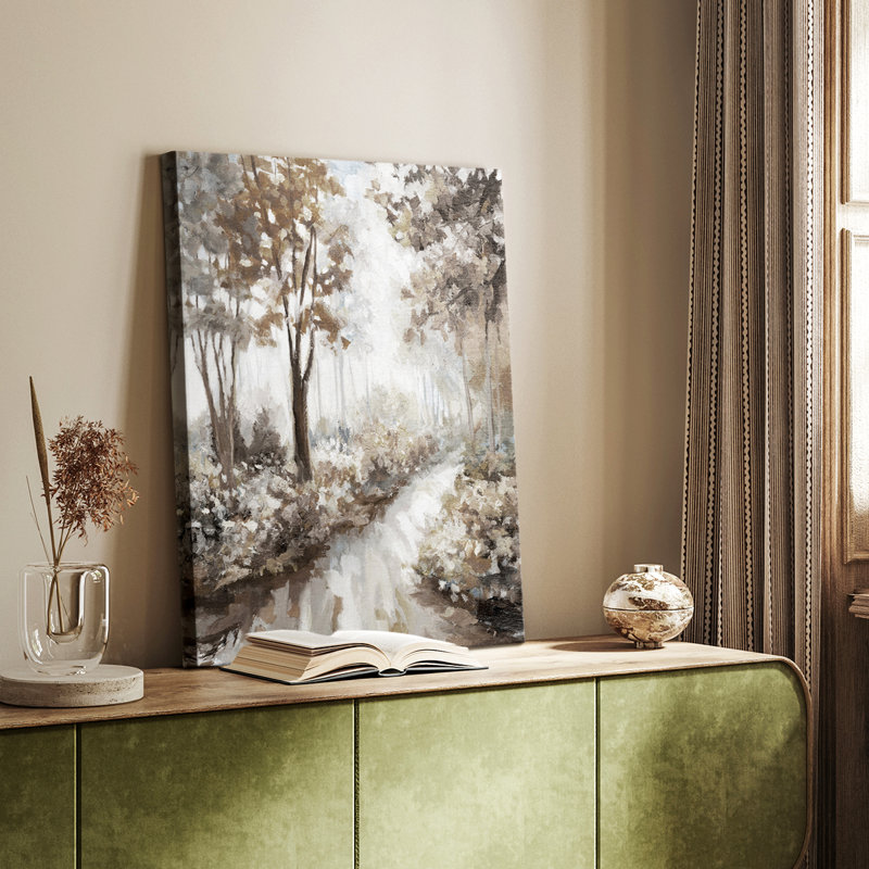 Into the Woods -Custom Wrapped Gallery Cavas, 36" H x 24" W