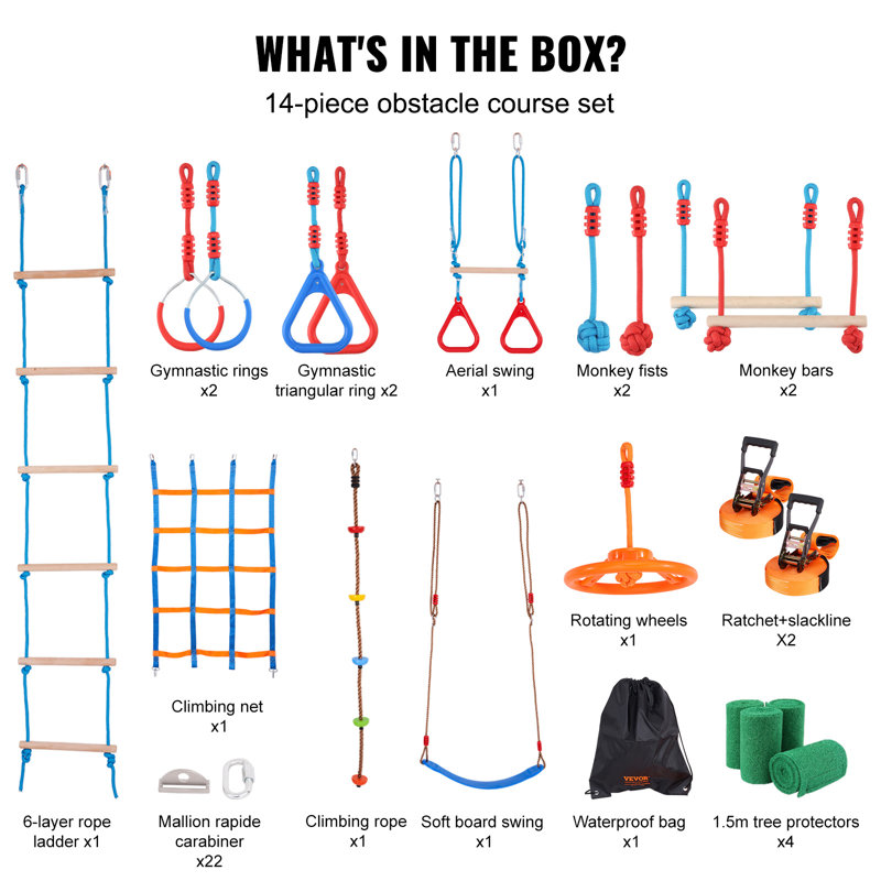 2 x 60 pi VEVOR 2 x 60 pi Ninja Warrior