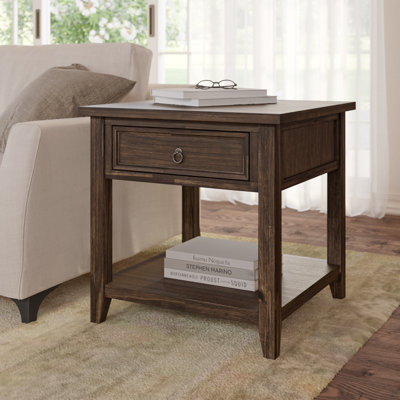 Alisher End Table with Storage