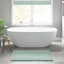 Tapis pour salle de bain réversible 100% coton 3000 g / m² 17 x 24 po - et surface de texture douce, lavable à la machine-118937303