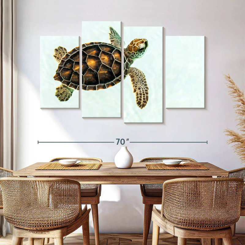 Brampt Baby Turtle, 42" H x 68" W