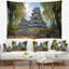 Tapisserie castle en polyester matsumoto avec accessoires suspendus inclus-28490721