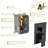 Ceiling Mounted Shower With Waterfall Tub Spout & Us Standard Thread - Bronze System 1.8 Gpm Flow Oil Rubber-118625426