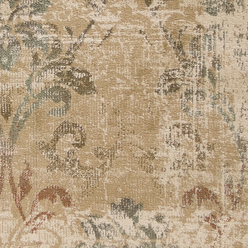 Tapis champagne rétro 5 pi x 8 pi