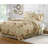 Antique Rose Cotton Reversible Quilt Set with Throw Pillows-1289907248-1223201466