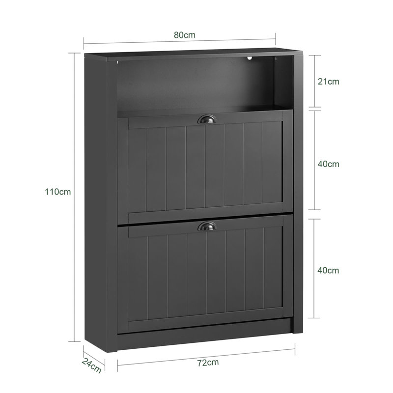 12 Pair Shoe Storage Cabinet