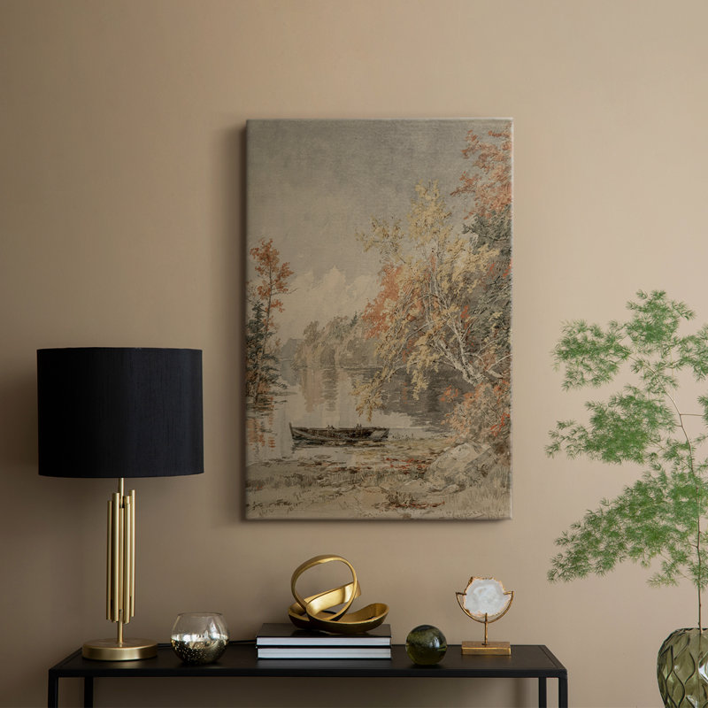 Paysage rétro CLXVI - galerie Cavas, H 18 po x l 12 po