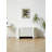 Treva White Bouclé Storage Bench