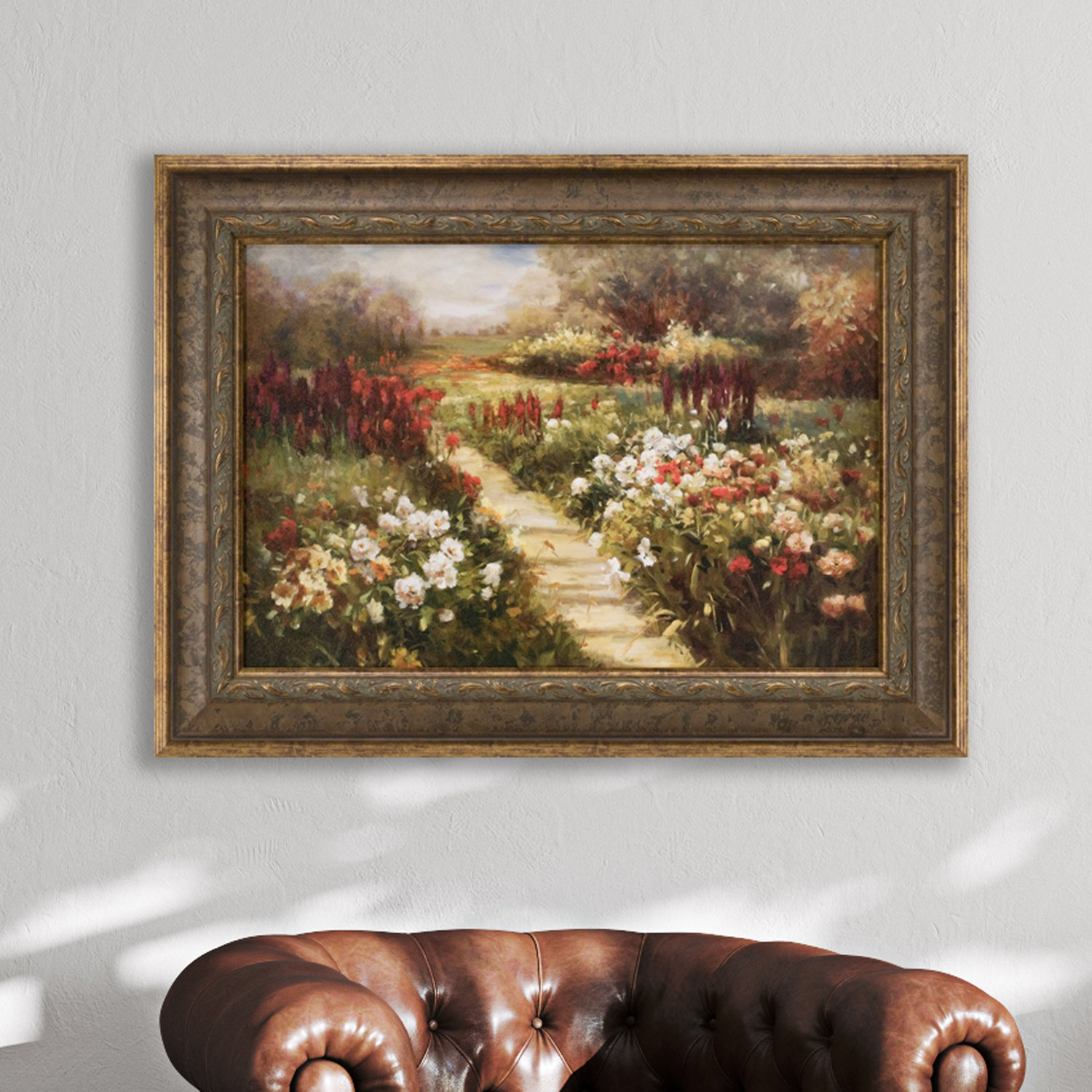 'My Neighbor's Meadow' Framed Painting Print