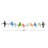 Multi Colored Metal Bird Indoor Outdoor Home Wall Decor, 40" x 1" x 7"