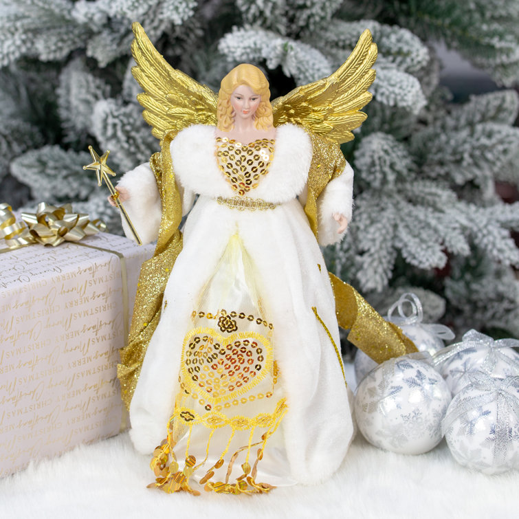 traditional christmas angel tree topper