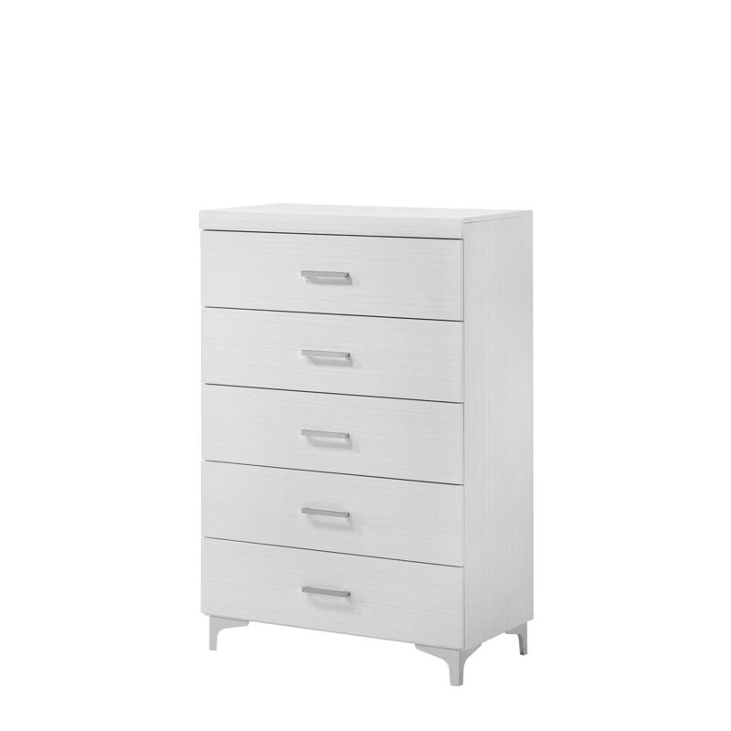 Commode 5 tiroirs avec pieds en métal