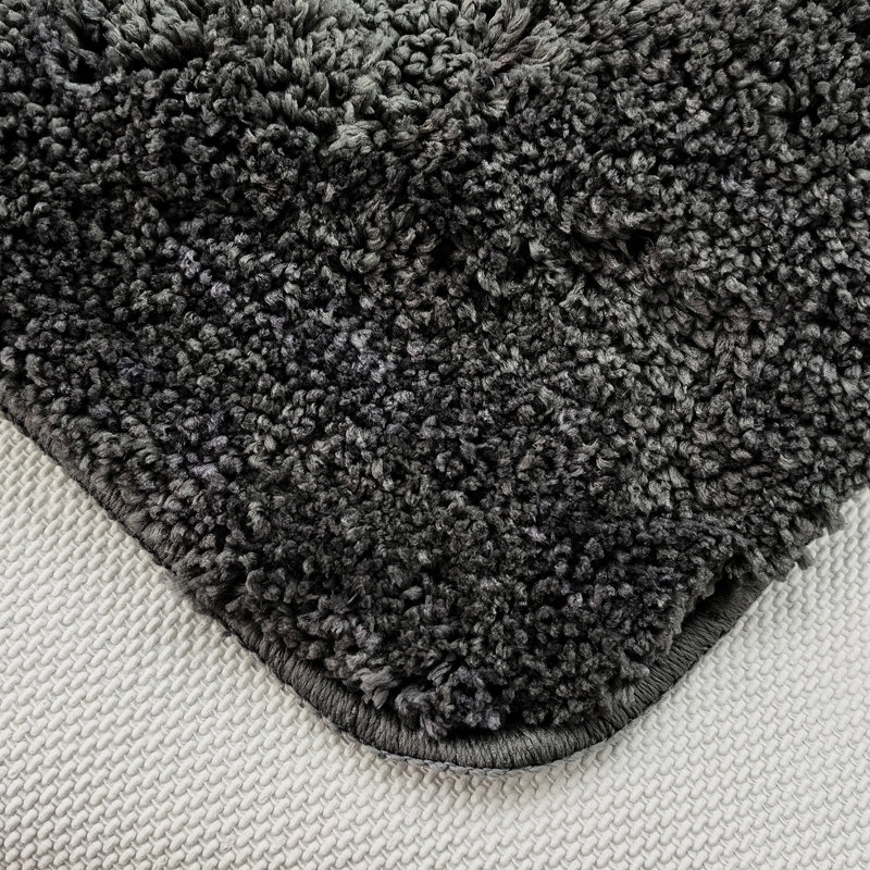 Super Soft Cosy Comforting Lexington Bath Mat Set, Black