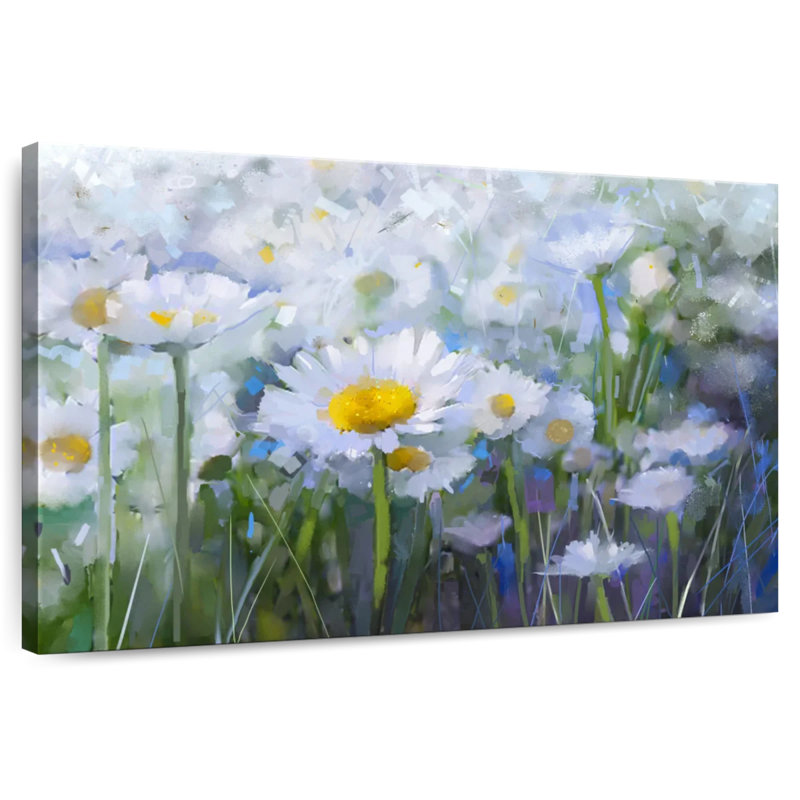 Harnek Meadow Of Daisies, 26" H x 39" W