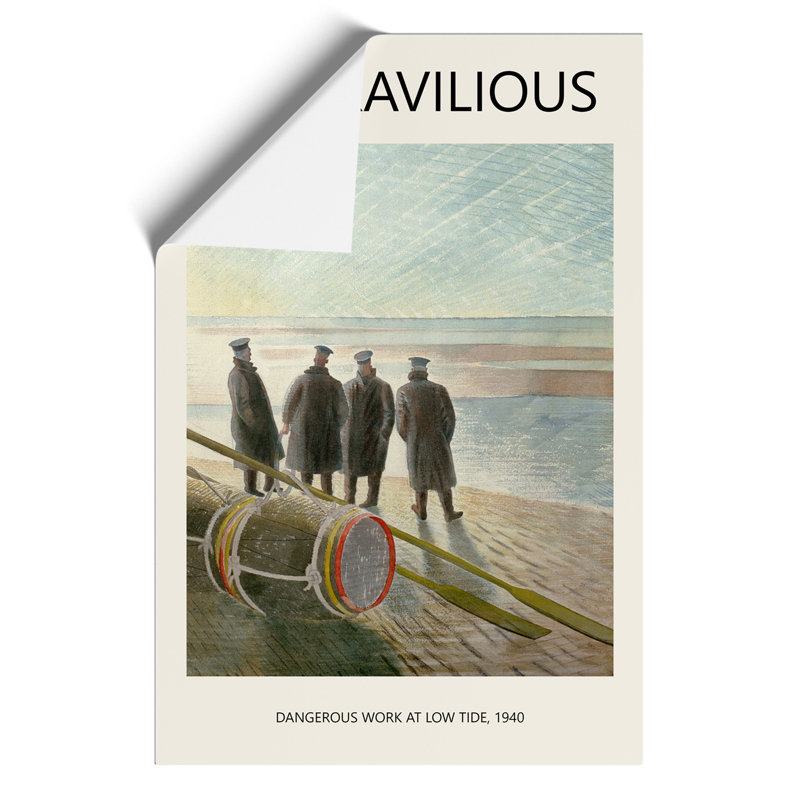 Dangerous Work by Eric Ravilious - No Frame Painting, 30cm H x 21cm W x 0.1cm D