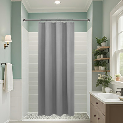 Waffle Weave Shower Curtain