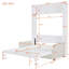 Lit escamotable double pleine grandeur avec coussin