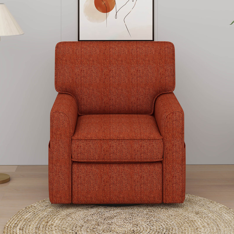 Fauteuil pivotant avec accoudoirs et fauteuil pivotant avec poches latérales, Rouge