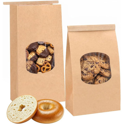 Sacs à biscuits avec joint 55 pièces 4,65 x 2,6 x 9,72 po