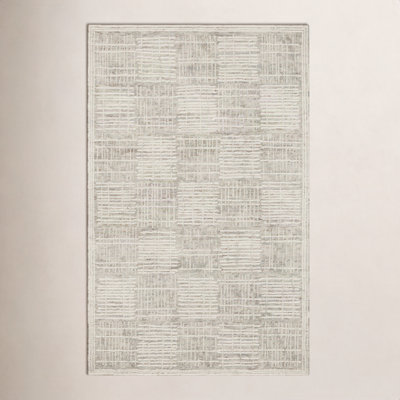 Dowell Hand-Woven Geometric Wool Rug