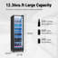 Yeego 12.26 Cu.ft Commercial Beverage Refrigerator with Glass Door Display Merchandiser with Door Lock Beverage Cooler