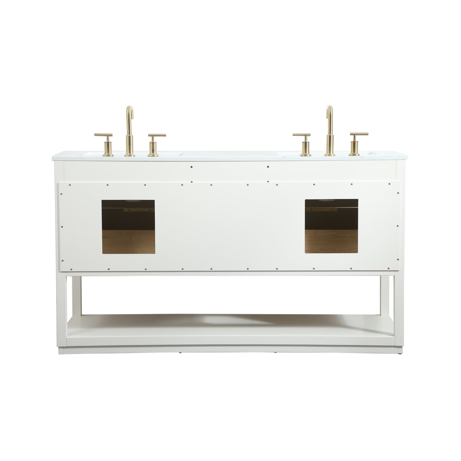 Felicity 60'' Double Bathroom Vanity, White