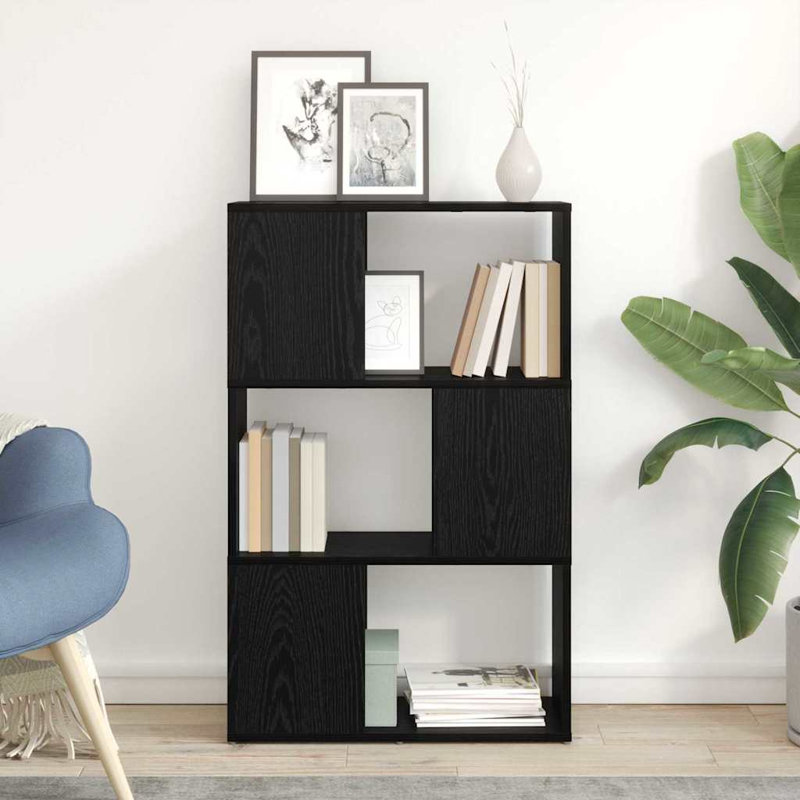 Entertainment Center Engineered Wood, 94cm H x 60cm L x 24cm W, Black